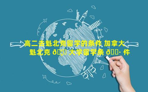 高二去魁北克留学的条件 加拿大魁北克 🦉 大学留学条 🕷 件